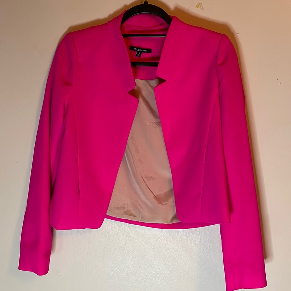 Hot pink blazer. I don’t have anything to go with it to be honest !